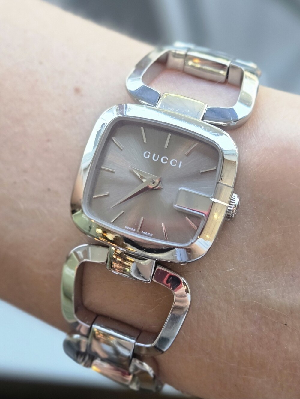 Gucci 125.5 Wristwatch With Champagne Dial
